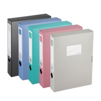 【满49包邮】齐心 HC-55 办公必备PP档案盒 A4 55MM