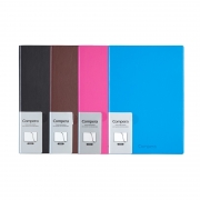 【满49包邮】齐心 C8002 Compera 皮面笔记本 A5 154张