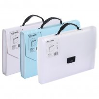 【满49包邮】齐心 A3198 手挽13格风琴包 A4