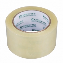 【满49包邮】齐心 JP6010-6 普透封箱胶带 6卷/筒 60mm*100y