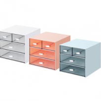 【满49包邮】齐心 B2278 收纳盒（四格） 155*176*146